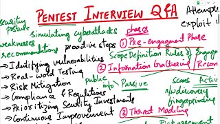 Pentest Interview Questions And Answers| Part 1| Penetration Testing Interview Questions| Pentesting