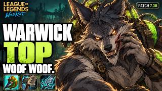 WARWICK TOPLANE Can DESTROY Any Game With This Chinese PRO BUILD | Wild Rift Patch 7.3B screenshot 4