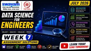 Data Science for Engineers Week 7 Assignment Answers 2026 | NPTEL July 2026 | NPTEL Assignment