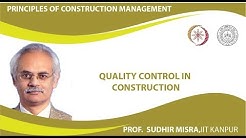 Quality control in construction 