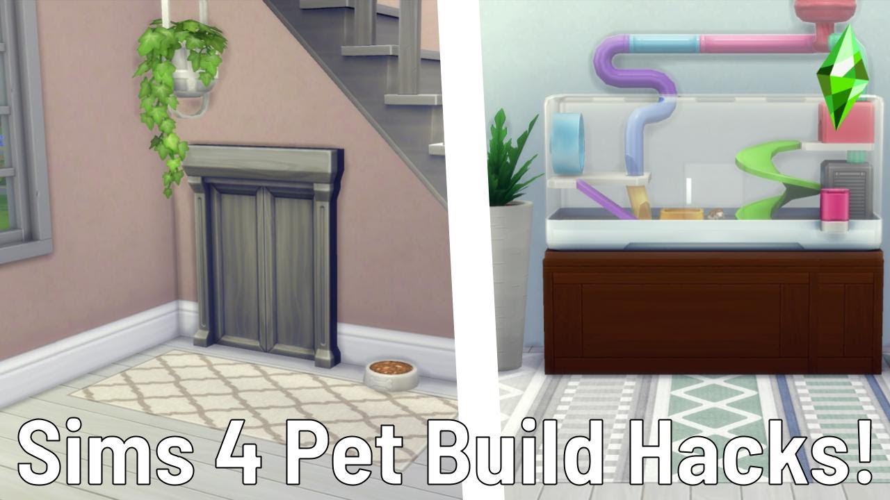 simple, easy pet build hacks for the sims 4 :)