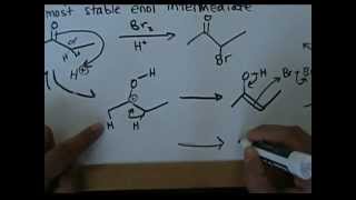 Alpha-Halogenation (Acidic Conditions)