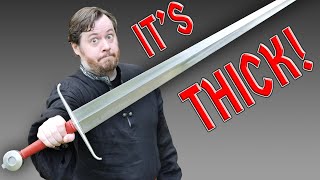 This sword is THICK!. . . Balaur Arms Alexandria Sword REVIEW