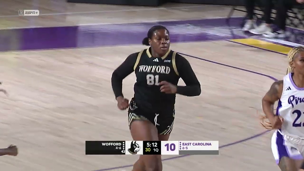 WBB Wofford vs ECU 12 17 25