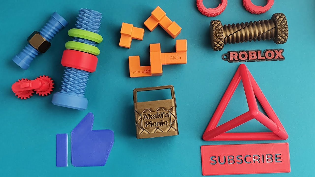 Akaki's basket puzzle and other cool 3d prints. - YouTube