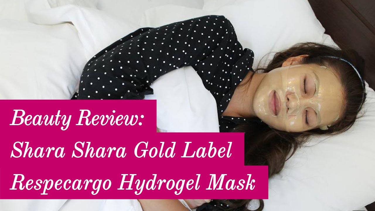 beautycon K-Beauty Review: Shara Shara Gold Label Respecargo Hydrogel Mask