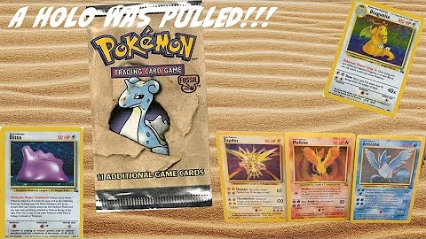 First Ever HEAVY (21.2g) Fossil Pack Opening!