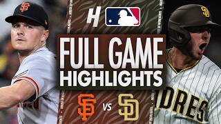 San Francisco Giants Vs San Diego Padres - Full Game Highlights March 31, 2026 Mlb Season