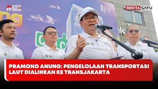 Pramono Anung: Pengelolaan Transportasi Laut Dialihkan ke Transjakarta #Beritasatu