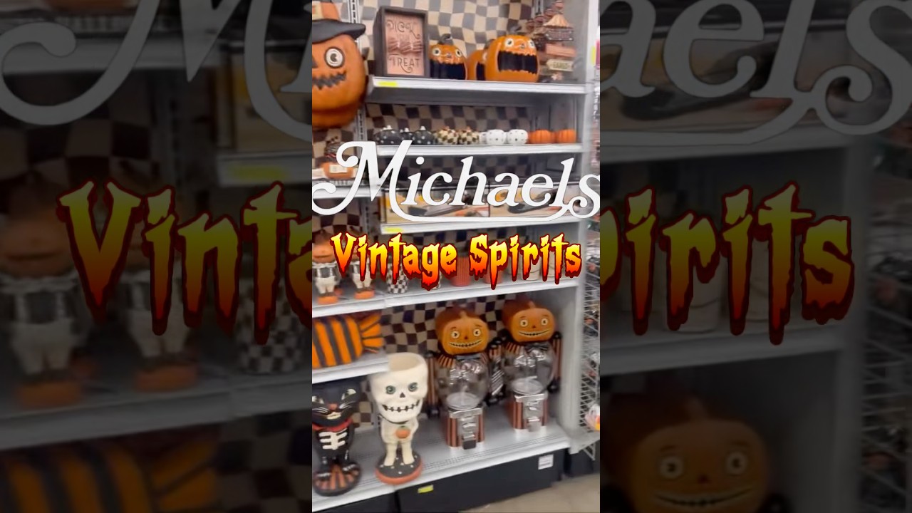 Michaels Vintage Spirits Halloween 2026 | #halloween #codeorange #shopping #shorts