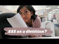 DAY IN THE LIFE as a vegan DIETITIAN (how much do dietitians make? + case study)