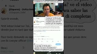 Renuncian En ankama Lo predije dofusretro  VIRGILDAMUS LO HISO DE NUEVO