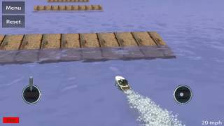 Rc boat simulator on Android screenshot 2