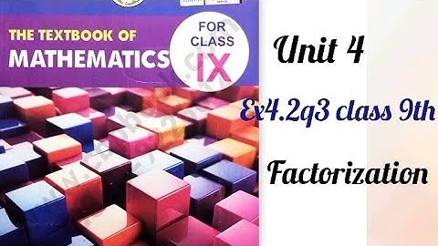 class 9thmath ex 4.2 q3 l 9thmath ex 4.2 sindh board