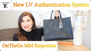 Louis Vuitton OnTheGo MM  Empreinte Unboxing and Modshots | New LV Authentication System | OxanaLV