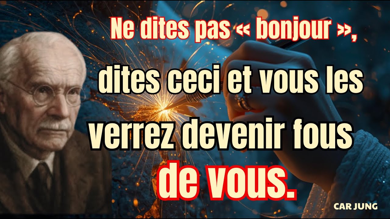 99,9 % des hommes ne peuvent pas vous résister quand vous dites ceci || carl jung