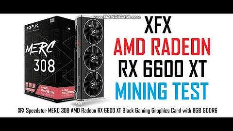 Mining ETH Ethereum XFX Radeon RX 6600 XT Raveos Hiveos Speed Hashrate OC Settings Power Temperature