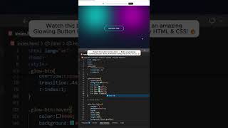 Create a stunning Glowing Button Hover Animation using only HTML & CSS! In this box-shod #epicpxls