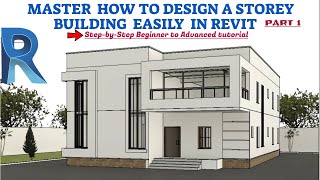 How to Design a story Building in Revit - Like a pro ||Beginners &amp; Pros Step by Step Guide