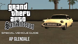 GTA SA Special Vehicle Guide: AP Glendale (Mission Pass Method)