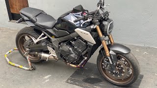 CB650R - INSTALANDO O ESCAPE FULL. PARTE 2