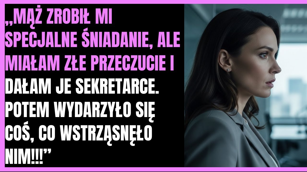 Mąż nigdy nie robił mi śniadań do pracy, ale tego ranka postawił przede mną idealnie udekorowane pudełko z ciastem i uśmiechał się tak, że aż ścisnęło mnie w żołądku. Nie miałam pojęcia dlaczego,...