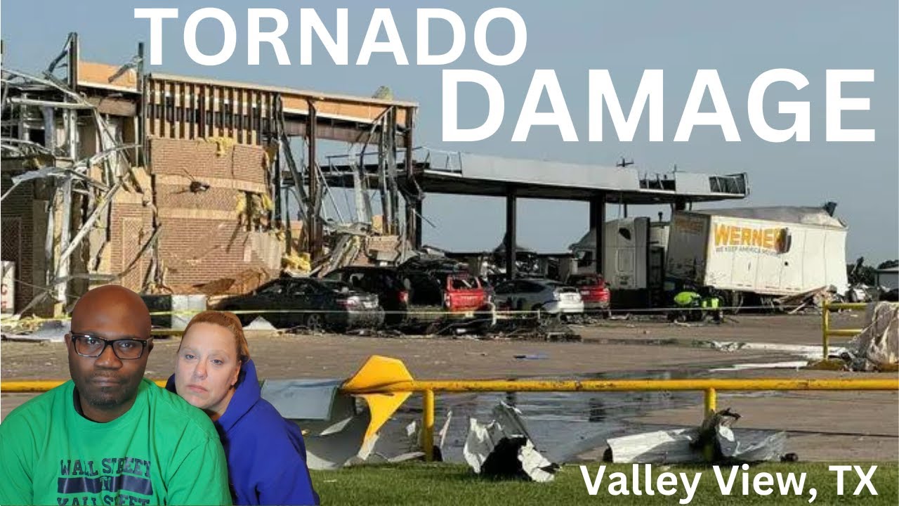 Tornado Damage in Valley View, Texas - How Bad Is It? - YouTube