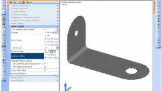 Mesh Surface - Femap Meshing Toolbox Bracket Demo