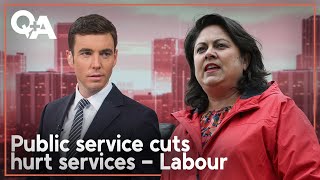Labour: Public service cuts will hurt frontline services | Q+A 2024