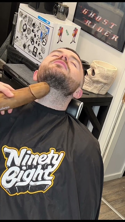 BARBER PRANKS MAN WITH DILDO