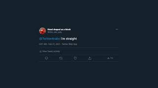 @TwitterArabs, i'm straight