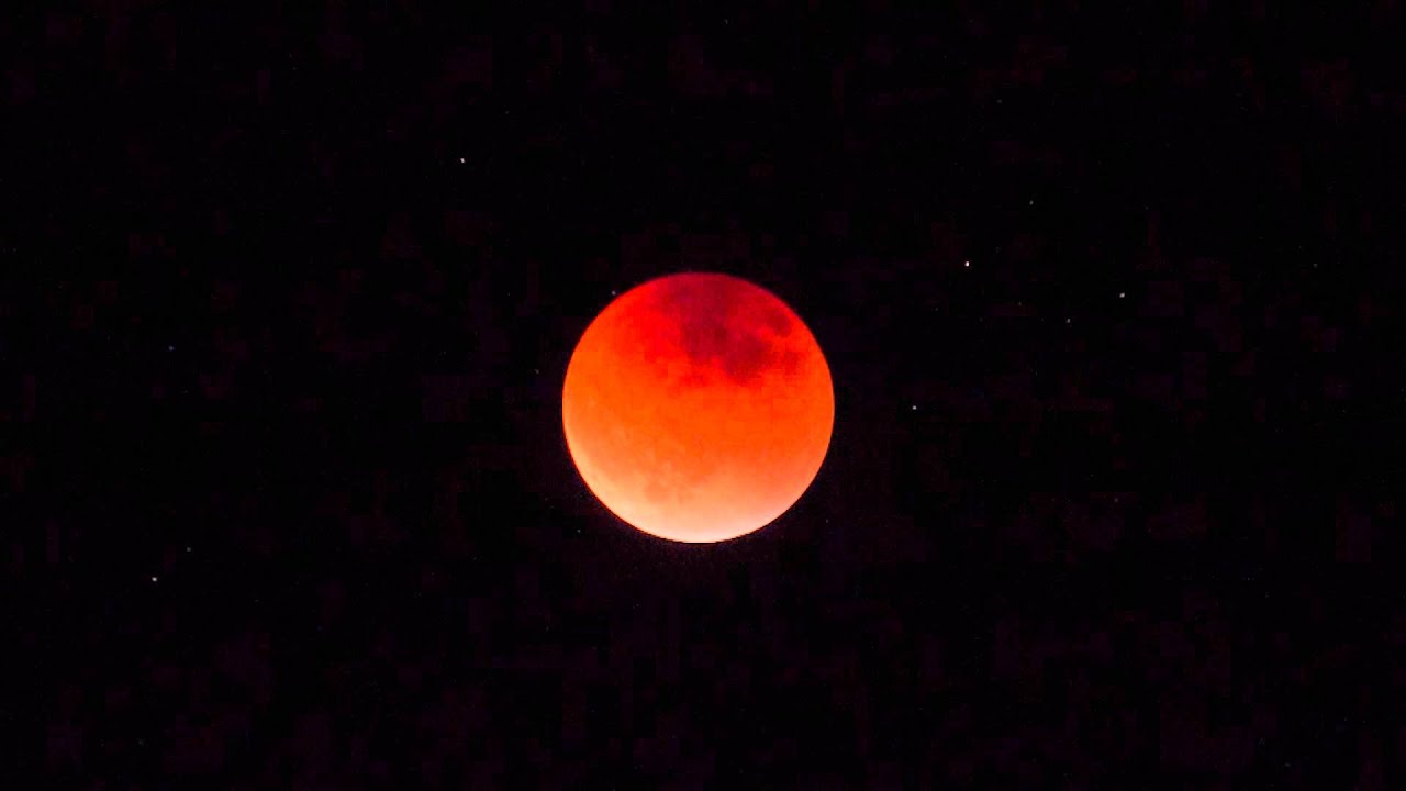 Time Lapse, Supermoon Lunar Eclipse 9/27/2015 - YouTube