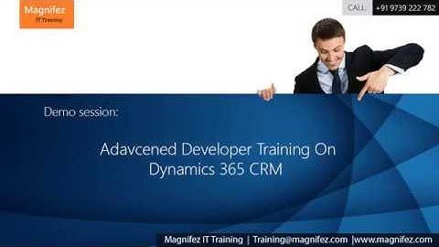 Dynamics 365 Advanced Developer Training  Demo session  Dynamics CRM