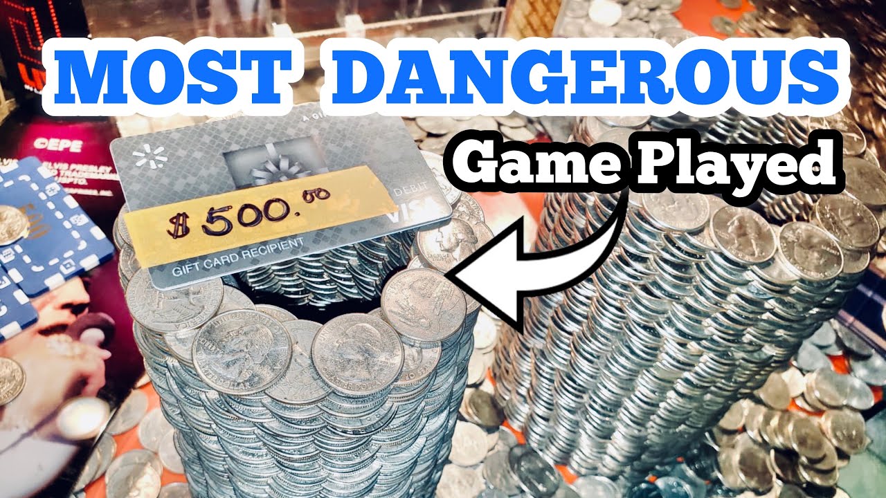 THE MOST DANGEROUS GAME Inside The High Limit Coin Pusher Jackpot WON MONEY ASMR