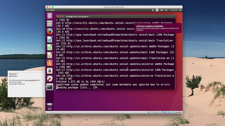 Installing and running Python 2 & 3 in Ubuntu Linux