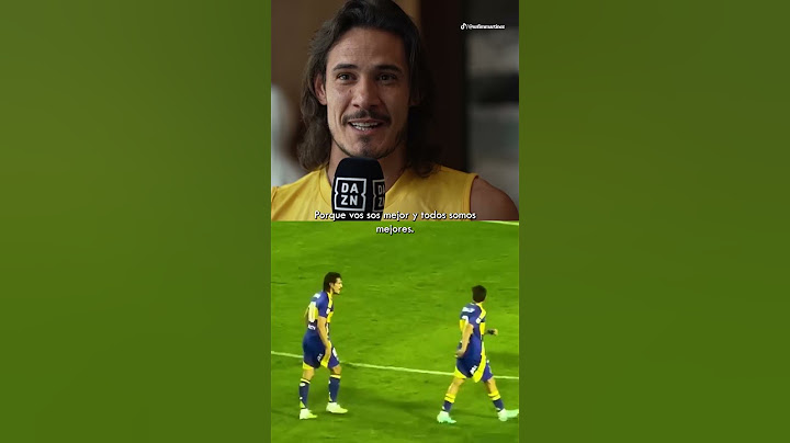 CAVANI CUENTA SOBRE EL ENCONTRONAZO QUE TUVO CON EL CHANGO ZEBALLOS