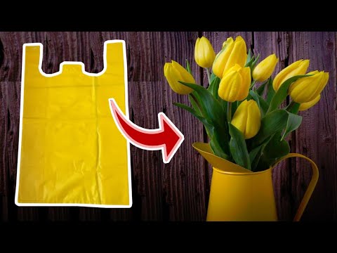 Video: Cara Membuat Karangan Bunga Tulip Dari Permen Dengan Tangan Anda Sendiri