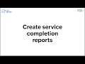 How to create service completion reports using Zoho Writer