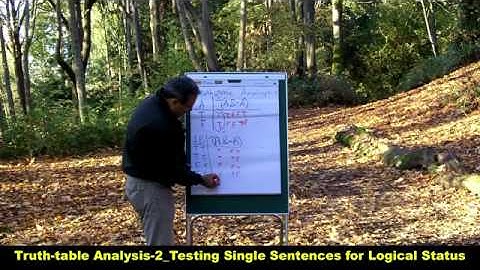 Truth-table Analysis-2_Testing Single Sentences for Logical Status_HD.mp4 - YouTube.mp4