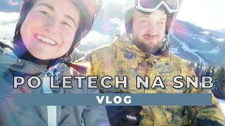 Emi poprvé na lyžích a já po čtyřech letech na snowboardu! | VLOG