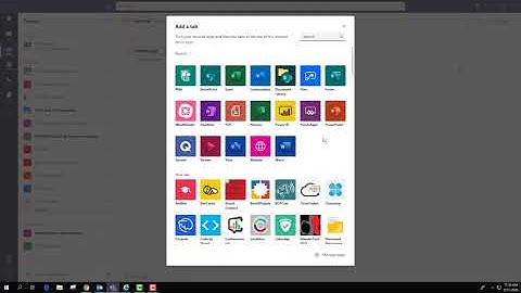 Adding Channels and Tabs in Microsoft Teams