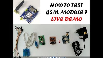 #13 Interfacing gsm module with laptop, AT Command Testing, GSM GPRS SIM800C, SMS, CALL