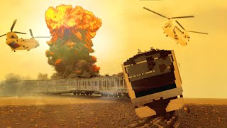 Trains vs Nukes 😱 Teardown