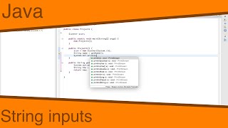 Java Ep9 - String inputs