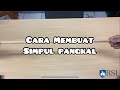 Cara membuat simpul pangkal