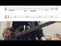 back number - Silent Journey in Tokyo ベース弾いてみた タブ付き