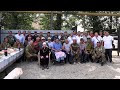г.Алматы  микрорайон Айгерим-2  поминальный  обед в память   погибших в боевых  действиях солдат.