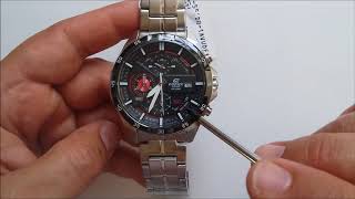 Casio Edifice EFR-556DB-1AVUDF - opis funkcji i recenzja zegarka by Matej, recenzja PL