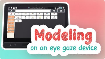 Teaching How to Use an Eye Gaze Device Using Modeling