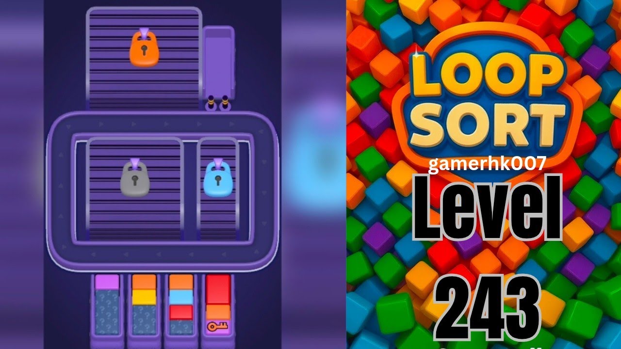 Loop Sort Level 243 Walkthrough Solution - YouTube